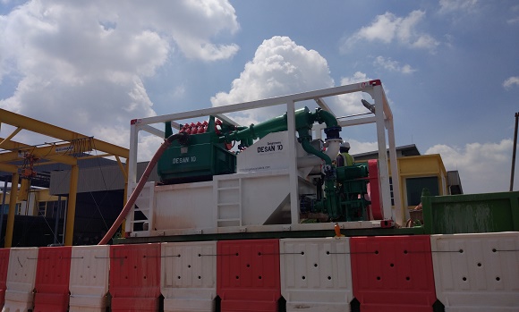180m3/h BWSP120泥水分離系統(tǒng)在客戶現(xiàn)場