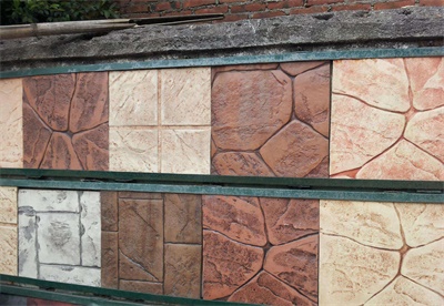 壓模地坪樣品展示圖